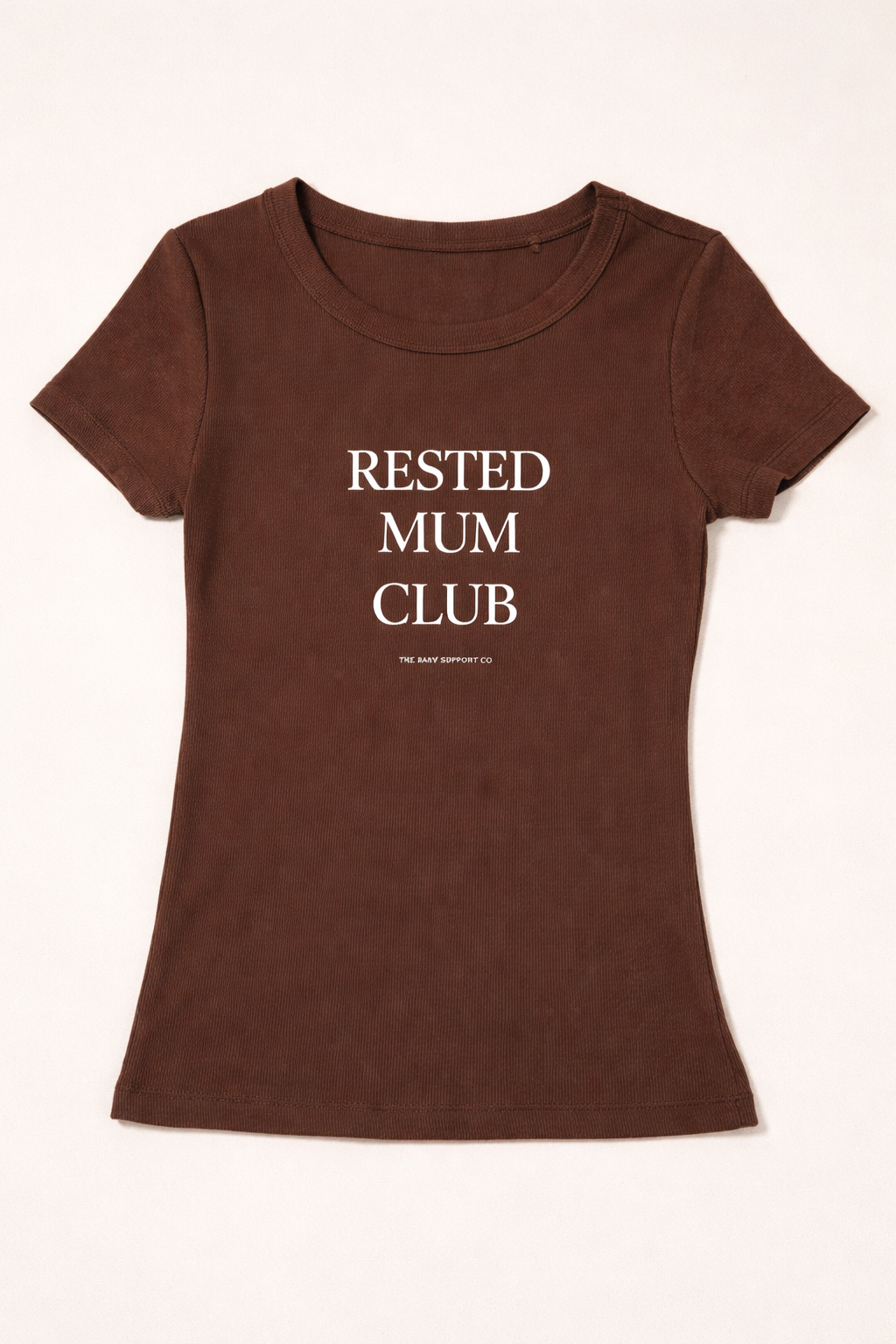 Rested Mum Club Ribbed Tee